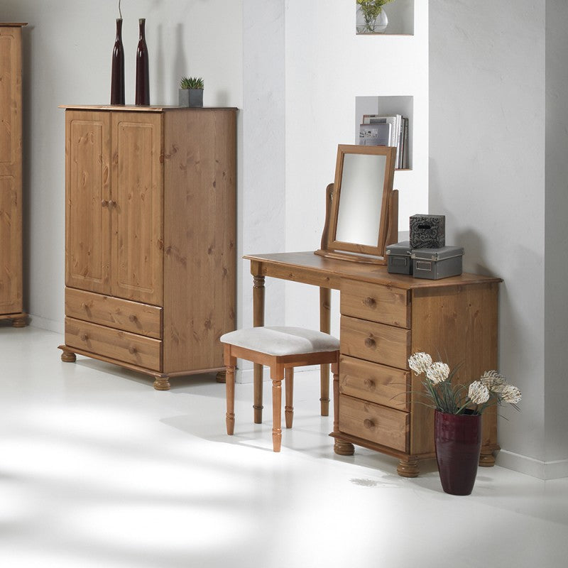 Copenhagen Single Dressing Table in Pine