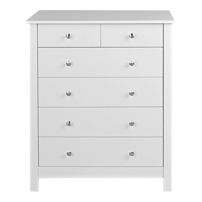 Florence 4+2 chest in White