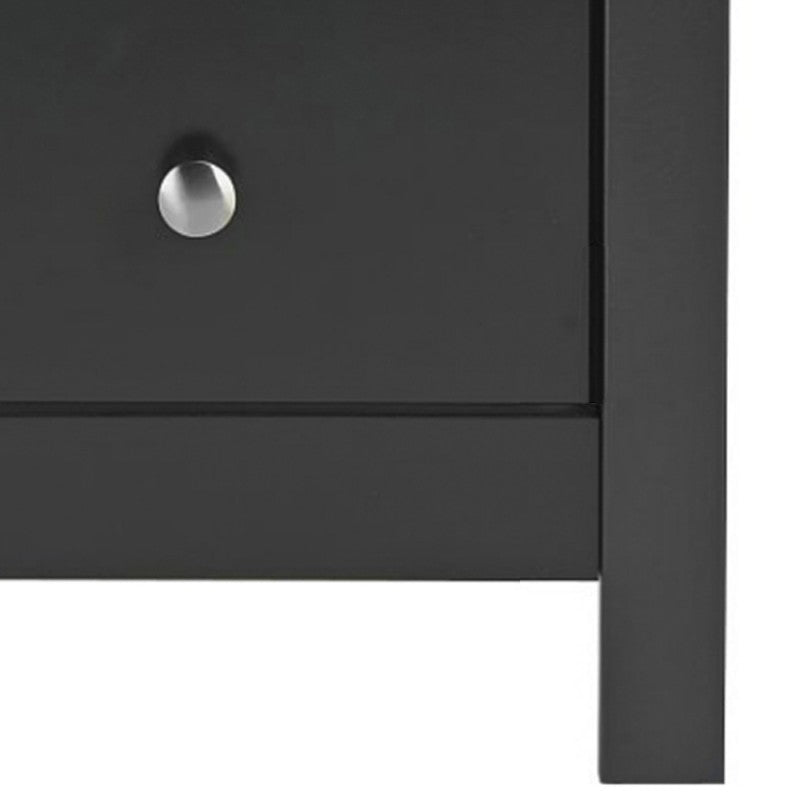 Florence 4+2 chest in Black