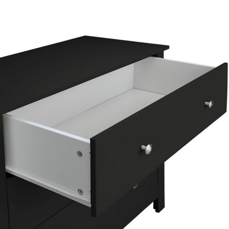 Florence chest with 3 drawers in Black