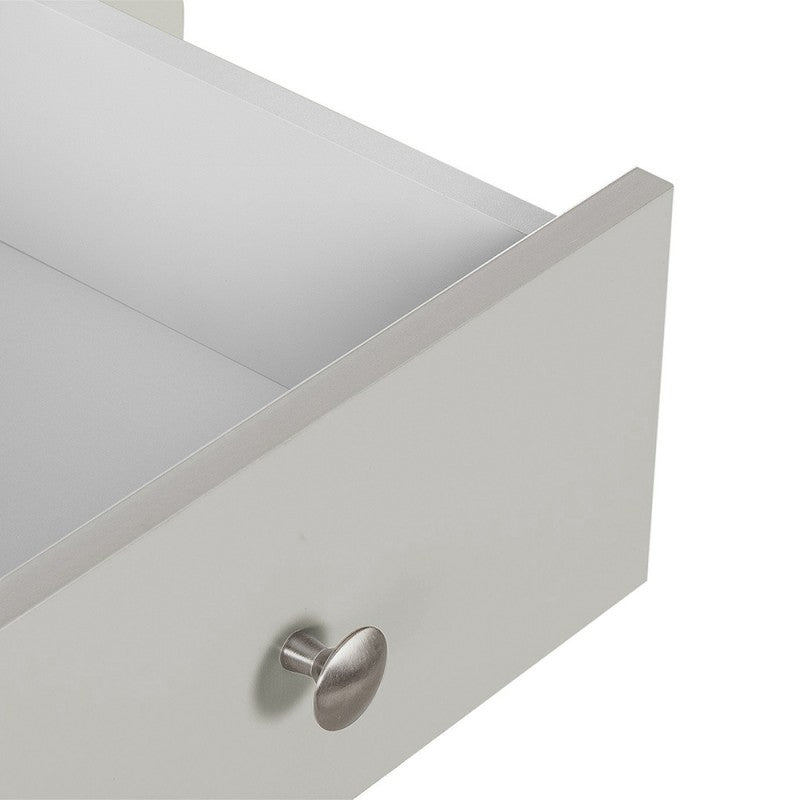 Florence Dressing Table with 3 drawers in Soft Grey
