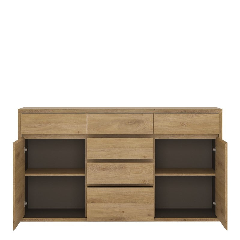 Shetland 2 door 6 drawer chest  in Shetland Oak