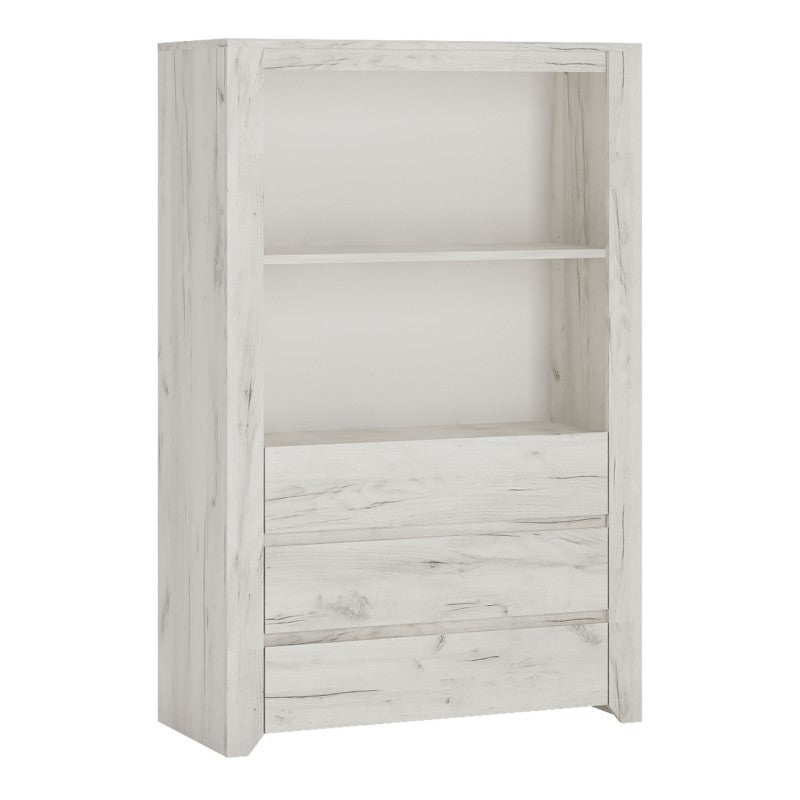 Angel 3 Drawer Cupboard with Open Shelf