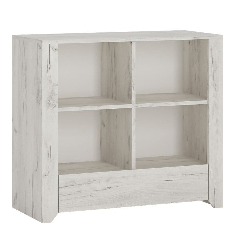 Angel 1 Drawer Low Bookcase