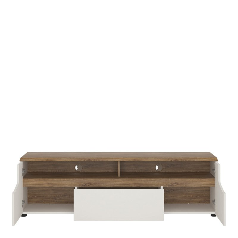 Toledo 2 door 1 drawer wide TV unit