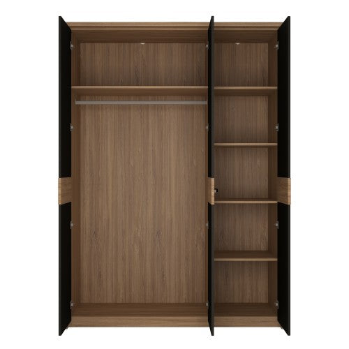 Monaco 3 door wardrobe with mirror door