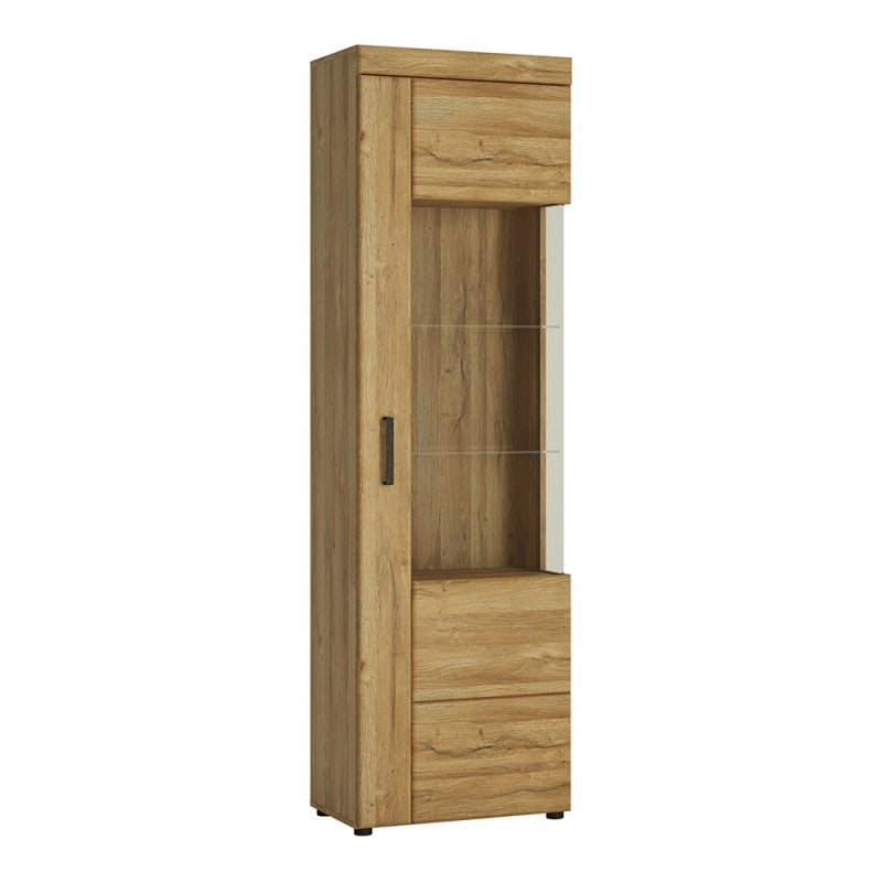 Cortina Tall glazed display cabinet (RH)