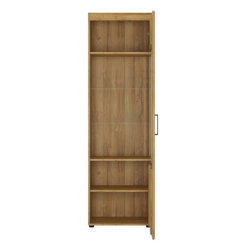 Cortina Tall glazed display cabinet (RH)