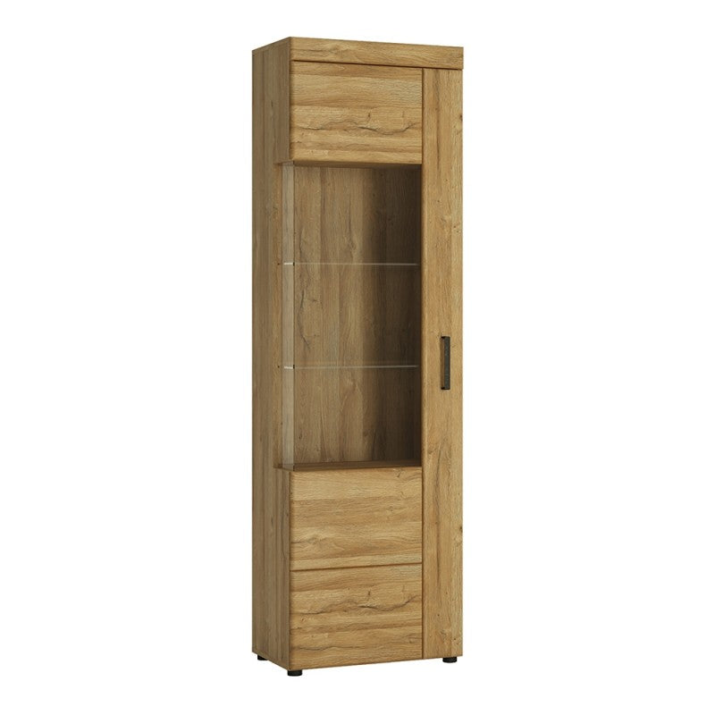 Cortina Tall glazed display cabinet (LH)