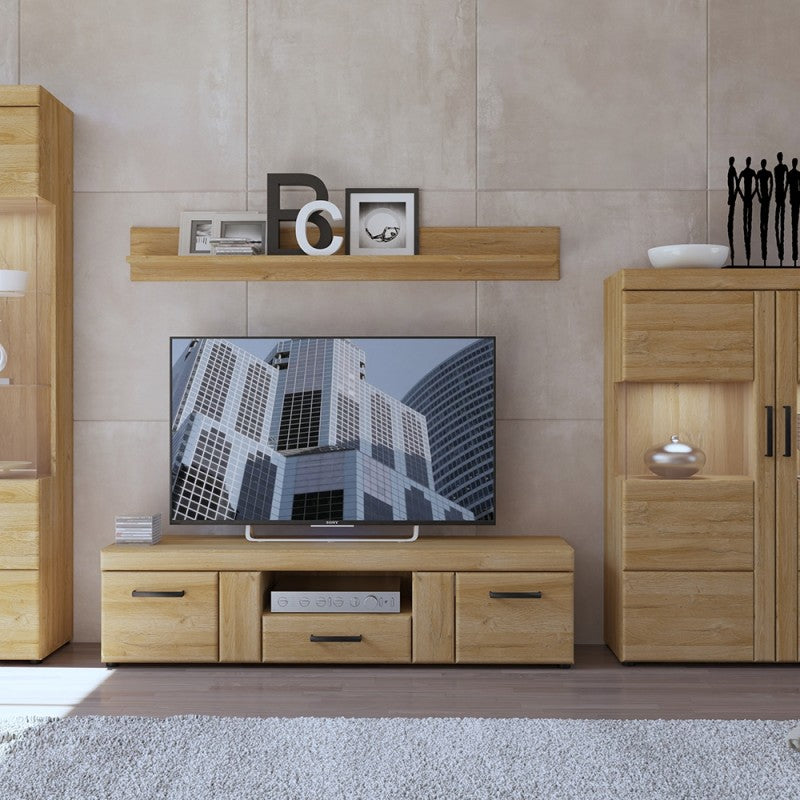 Cortina 2 door 1 drawer wide TV cabinet