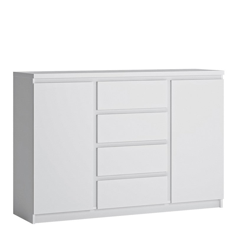 Fribo 2 door 4 drawer  sideboard Alpine White