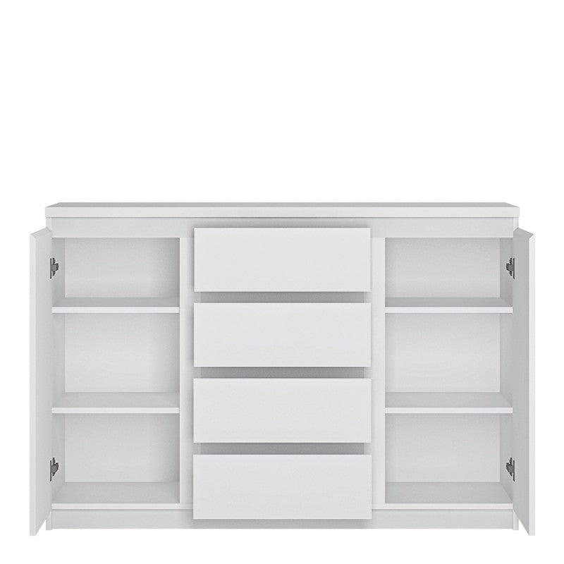 Fribo 2 door 4 drawer  sideboard Alpine White