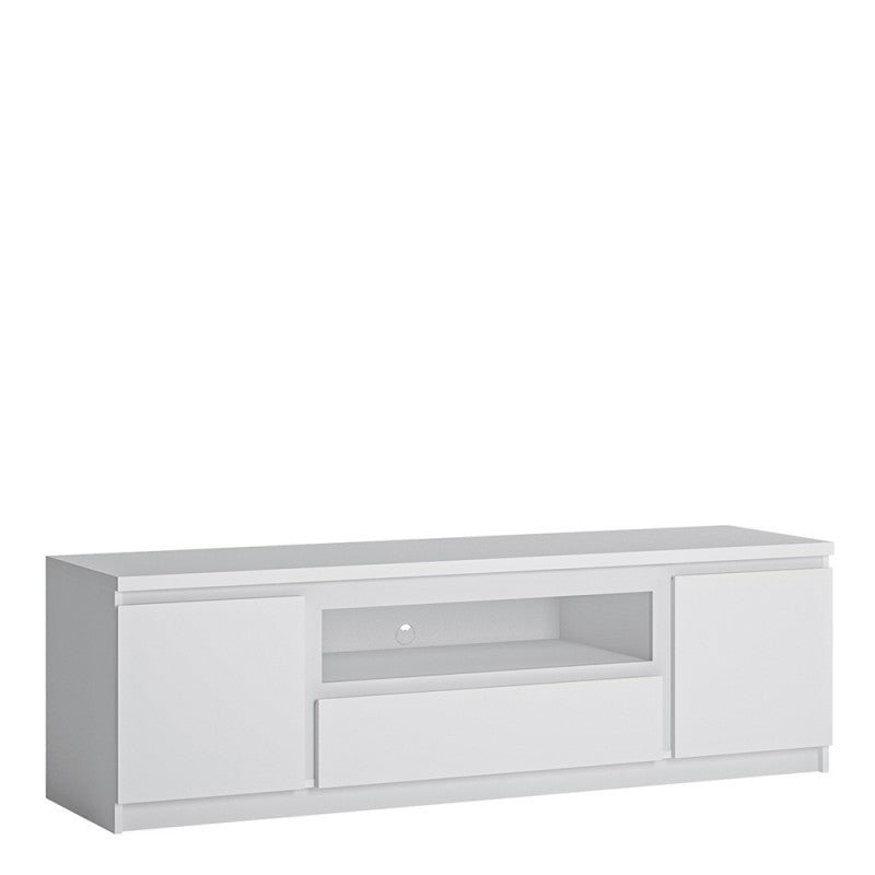 Fribo  2 door 1 drawer 166 cm wide TV cabinet Alpine White