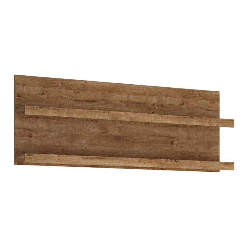 Fribo 166 cm wide wall shelf Golden Ribbeck Oak