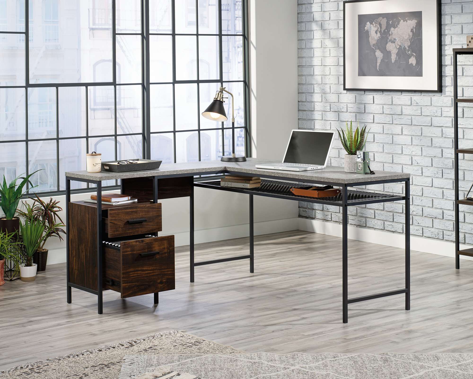 Market L-Shaped Desk