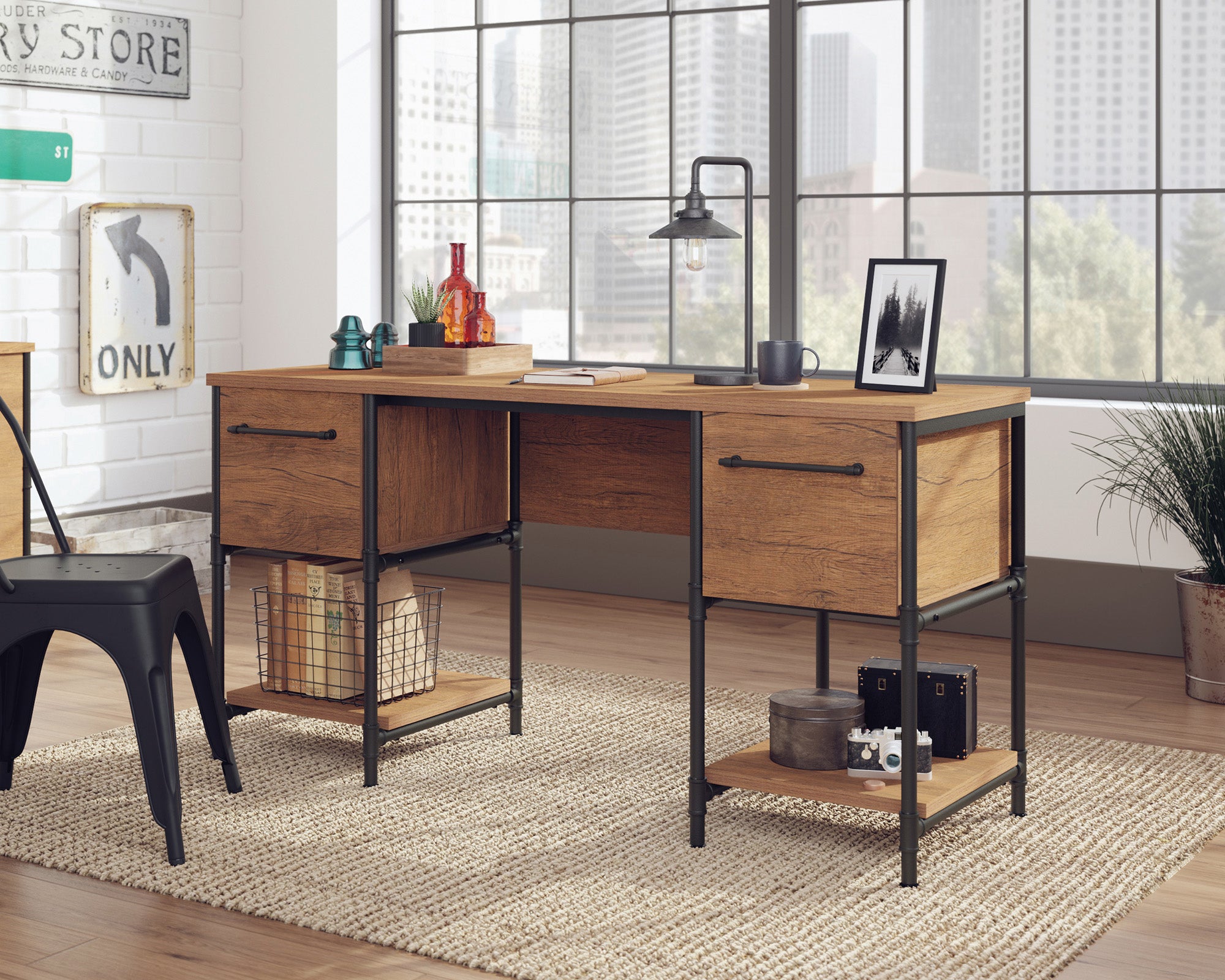 Iron Foundry Double Pedestal Desk