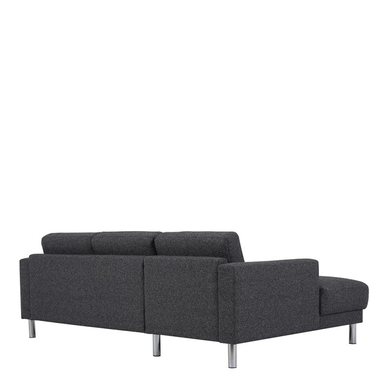 Cleveland Chaiselongue Sofa - NOVA Anthracite (LH)