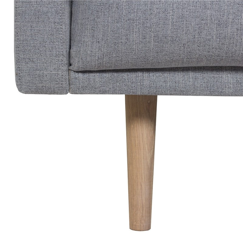 Larvik 2,5 Seater Sofa - Soul Grey, Oak Legs