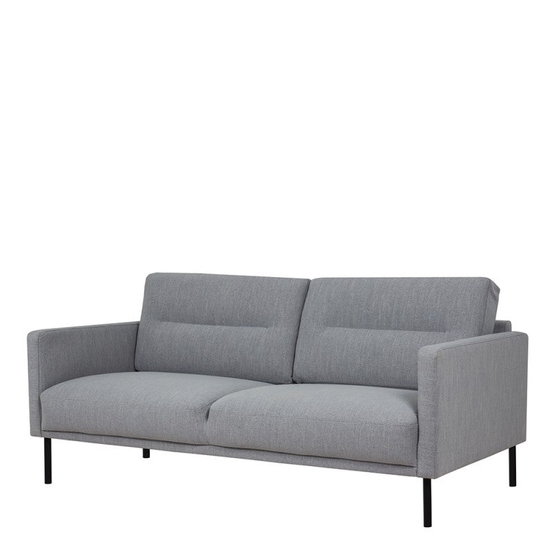Larvik 2,5 Seater Sofa - Soul Grey, Black Legs
