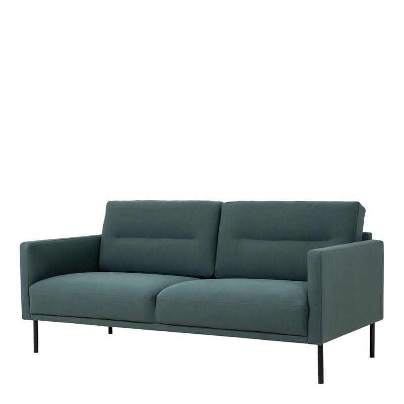 Larvik 2,5 Seater Sofa - Soul Dark Green, Black Legs
