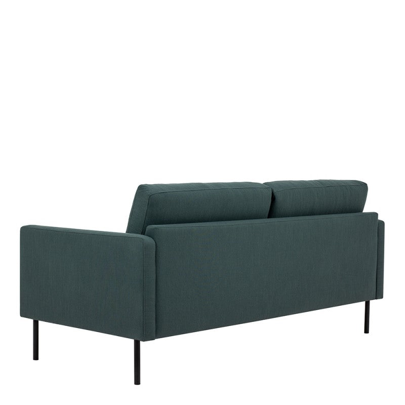 Larvik 2,5 Seater Sofa - Soul Dark Green, Black Legs