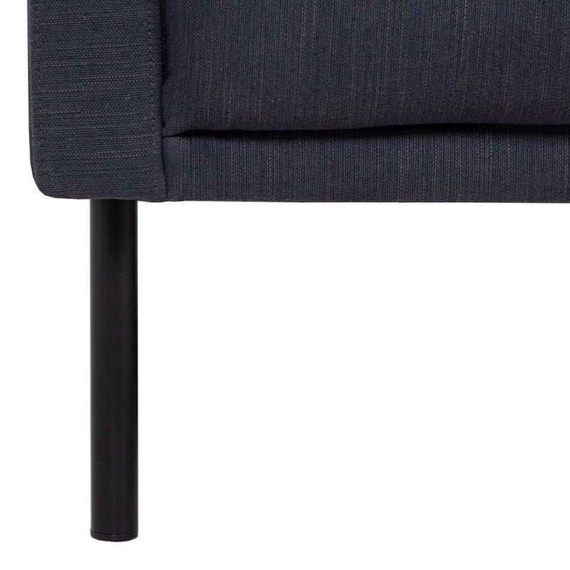 Larvik 3 Seater Sofa - Soul Anthracite, Black Legs