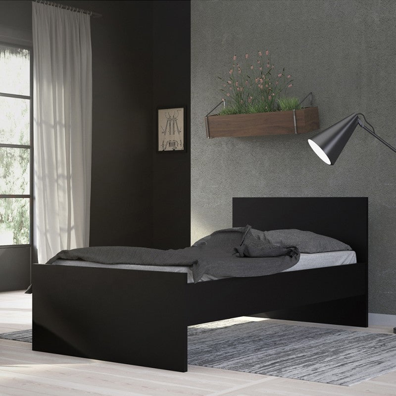 Naia Bed 90x190 Black Mat