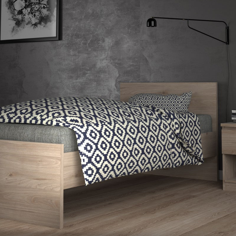 Naia Bed 90x190 Oak structure Jackson Hickory