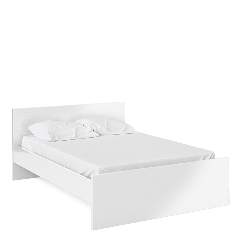 Naia Bed 140x190 White high gloss