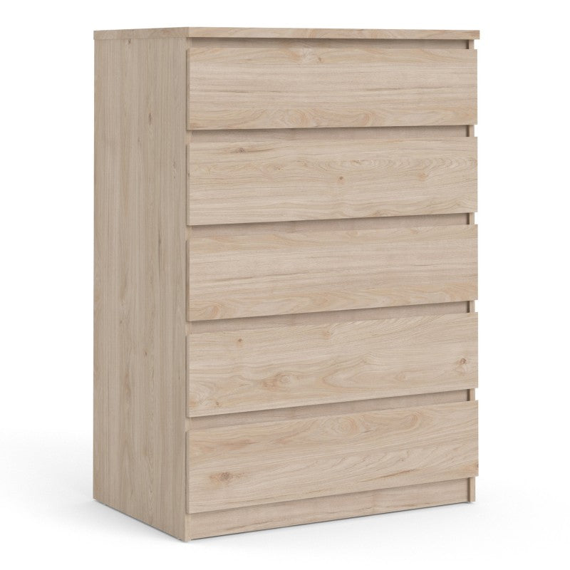 Naia Chest of 5 Drawers in Jackson Hickory