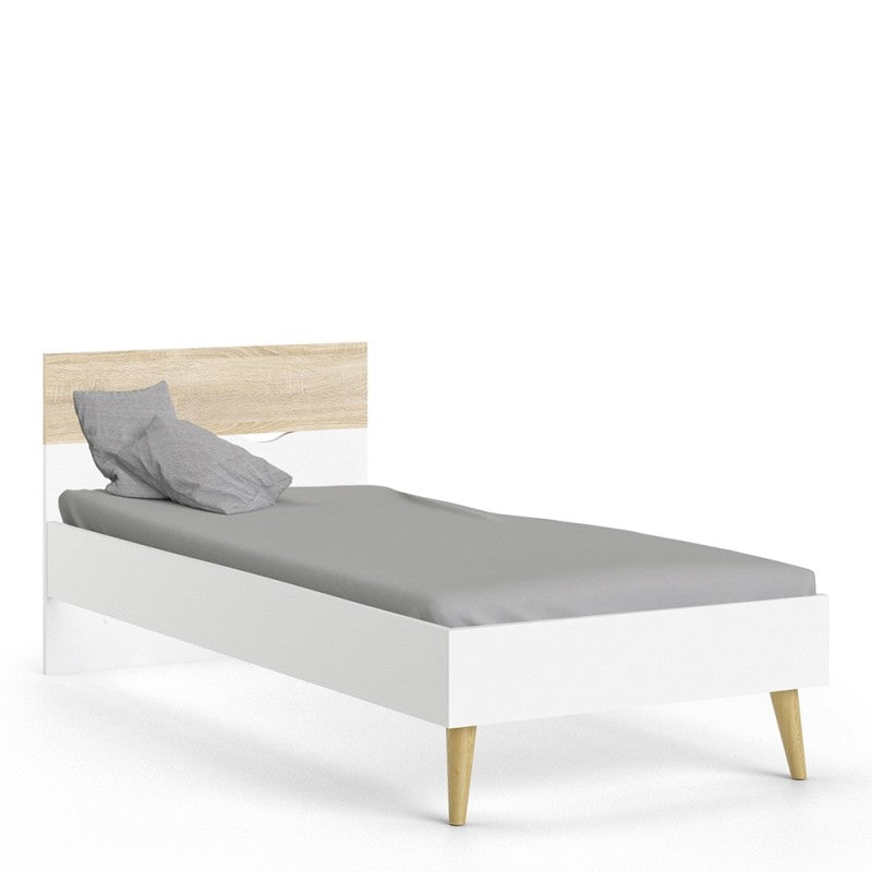 Oslo Bed 90x200 White Oak structure