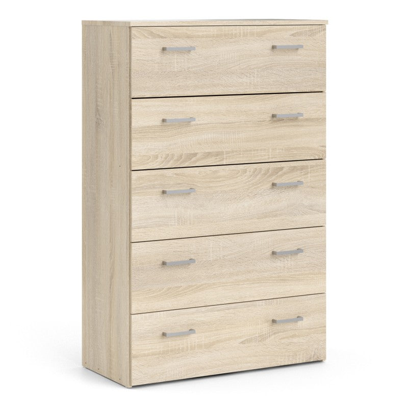 Space Chest of 5 Drawers in Oak