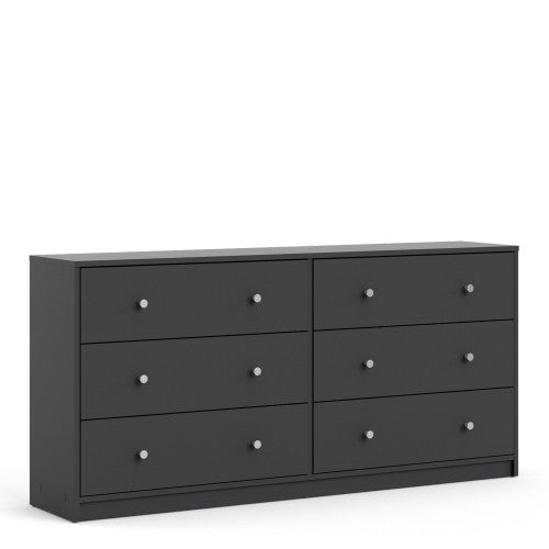 May Double dresser 6 drawers in Grey