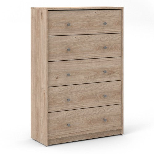 May Chest of 5 Drawers in Jackson Hickory