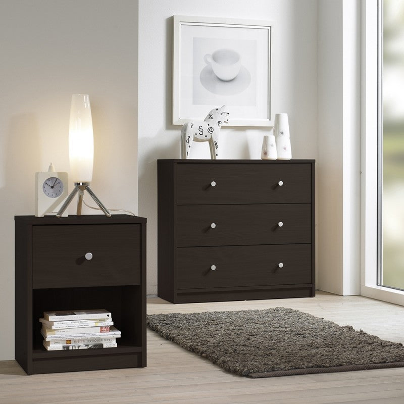 May Chest of 3 Drawers in Coffee