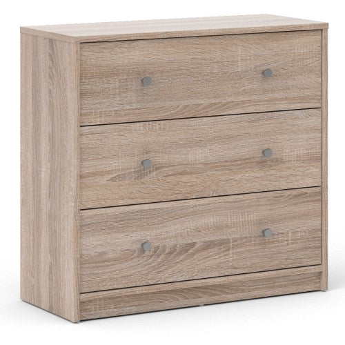 May Chest of 3 Drawers in Truffle Oak