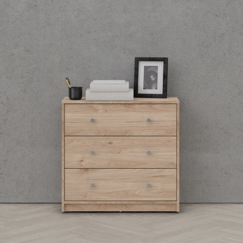 May Chest of 3 Drawers in Jackson Hickory