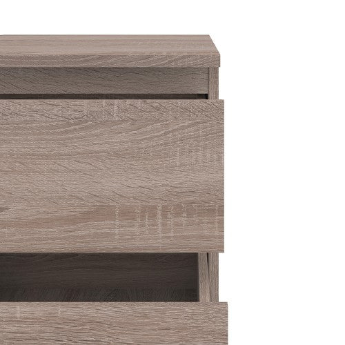 Nova Narrow Chest of 5 Drawers in Truffle