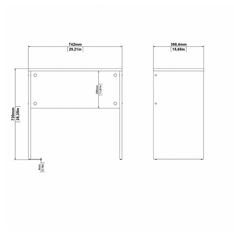 Function Plus Desk 74 cm