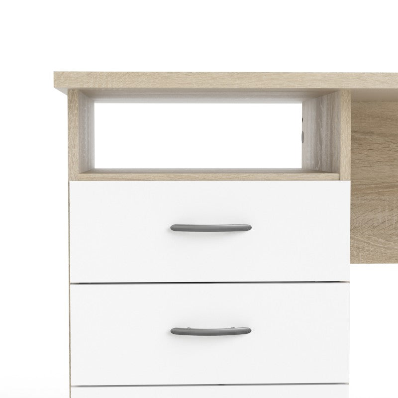 Function Plus Desk 3 Drawers 120cm