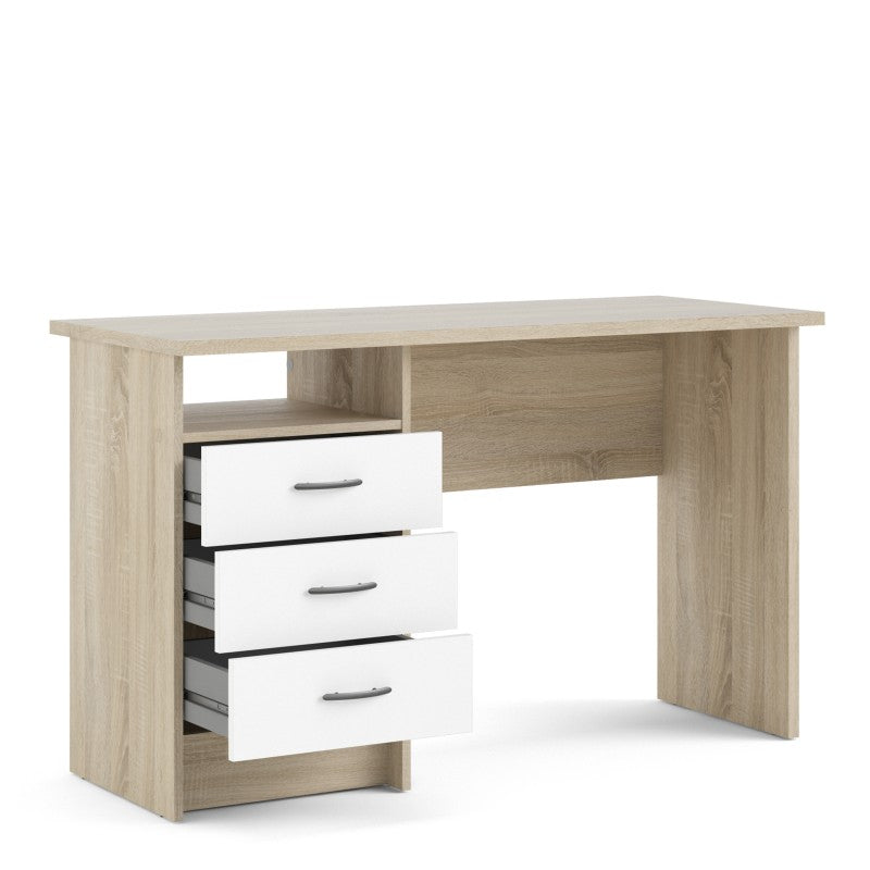 Function Plus Desk 3 Drawers 120cm