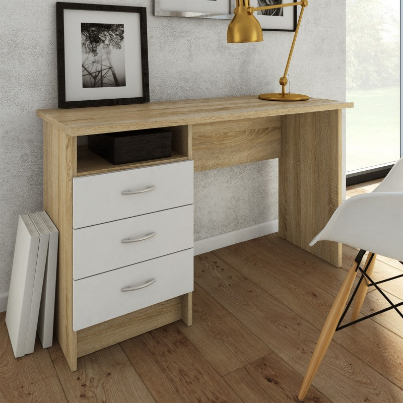 Function Plus Desk 3 Drawers 120cm