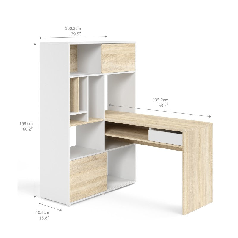 Function Plus Desk multi-functional unit 100x135xh153 cm