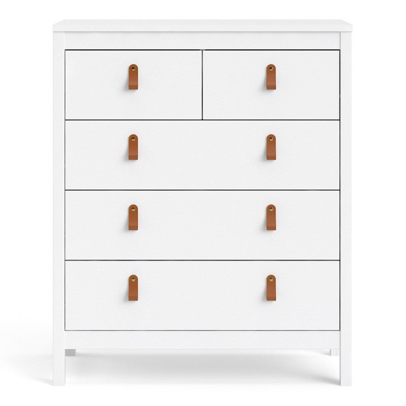 Barcelona Chest 3+2 drawers in White