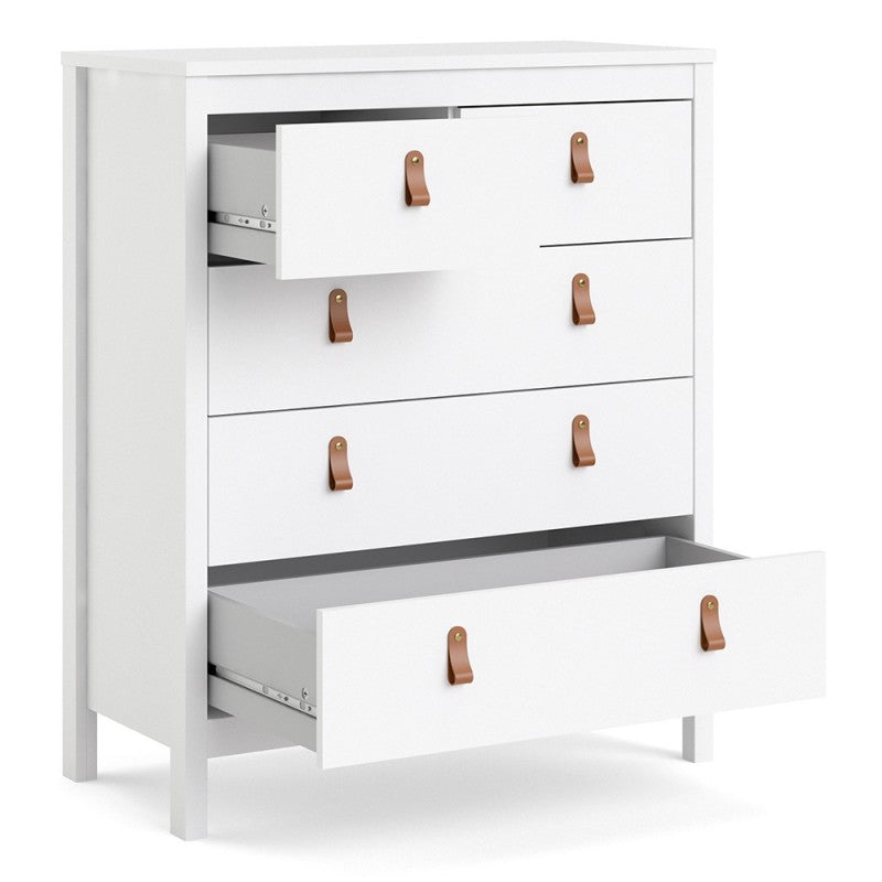 Barcelona Chest 3+2 drawers in White