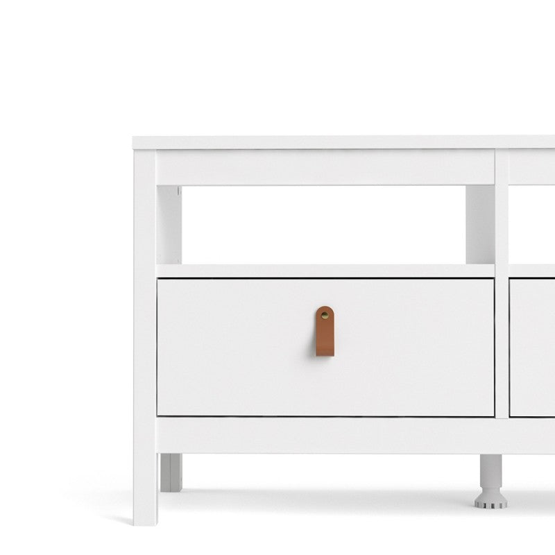 Barcelona Tv-unit 3 drawers in White