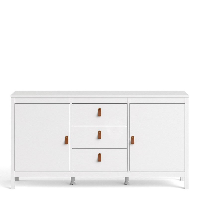 Barcelona Sideboard 2 doors + 3 drawers in White