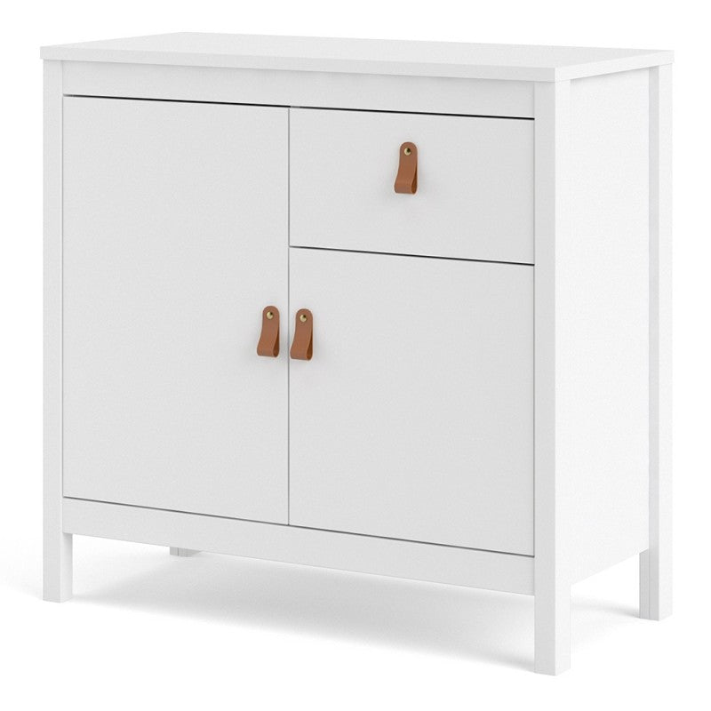 Barcelona Sideboard 2 doors + 1 drawer in White