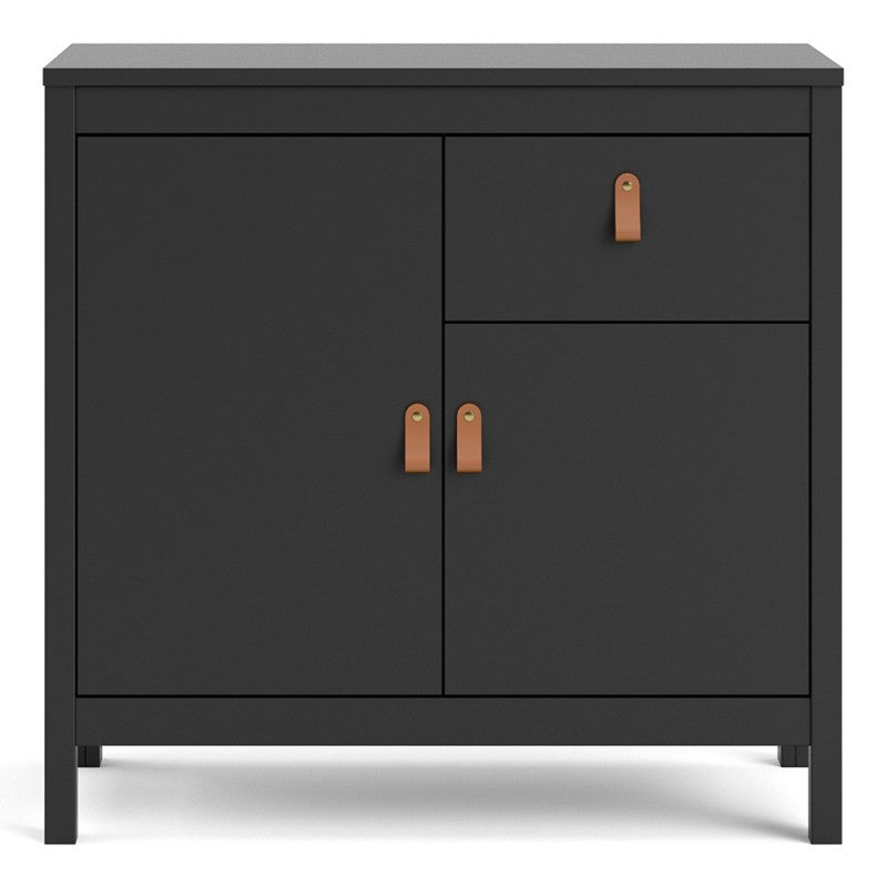 Barcelona Sideboard 2 doors + 1 drawer in Matt Black