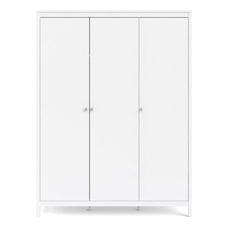 Madrid Wardrobe with 3 doors in White